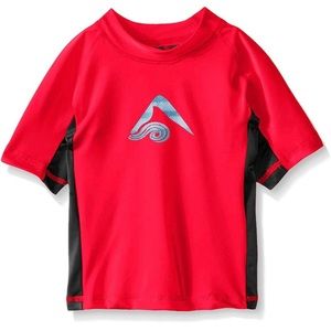Kanu Surf Boys' Paradise UPF 50+ Sun Protective Rashguard Swim Shirt NWT size 2T